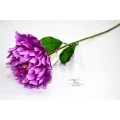 Цветы искусственные 55см Пион бархатный сиреневый 1662265