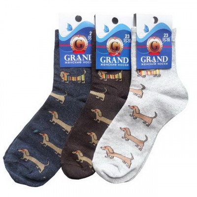 Носки женские Ж-24 GRAND LINE таксы размер-25