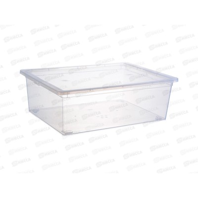 Ящик 25л 530*370*180мм прозрачный М2353 *5 Ящик 25л 530*370*180мм прозрачный М2353 *5