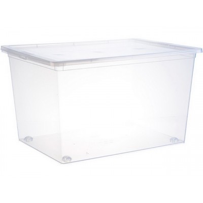 Ящик 50л 530*370*300мм прозрачный М2354 *5 Ящик 50л 530*370*300мм прозрачный М2354 *5