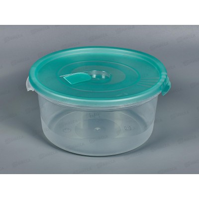 Контейнер СВЧ 1,6л &quotСмайл&quot с клапаном круглый С52200 *30