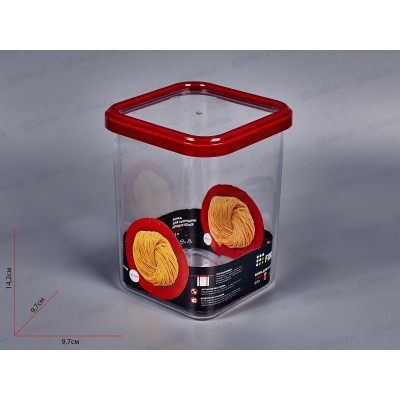 Банка 1,2л "ПРЕМИУМ" квадратная С26702 *12