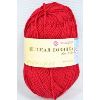 Пряжа Детская новинка светлая вишня акрил100% 50гр 200м 363 Пряжа Детская новинка светлая вишня акрил100% 50гр 200м 363