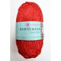 Пряжа Жемчужная красный хлопок50% вискоза50% 100гр 425м 06 Пряжа Жемчужная красный хлопок50% вискоза50% 100гр 425м 06