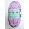 Пряжа Жемчужная сирень хлопок50% вискоза50% 100гр 425м 22 Пряжа Жемчужная сирень хлопок50% вискоза50% 100гр 425м 22