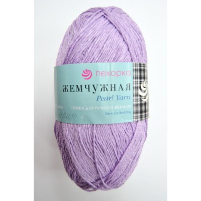 Пряжа Жемчужная сирень хлопок50% вискоза50% 100гр 425м 22 Пряжа Жемчужная сирень хлопок50% вискоза50% 100гр 425м 22