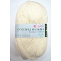 Пряжа Кроссбред Бразилии белый мериносовая шерсть50% акрил50% 100гр 500м 01