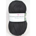 Пряжа Кроссбред Бразилии черный мериносовая шерсть50% акрил50% 100гр 500м 02 Пряжа Кроссбред Бразилии черный мериносовая шерсть50% акрил50% 100гр 500м 02