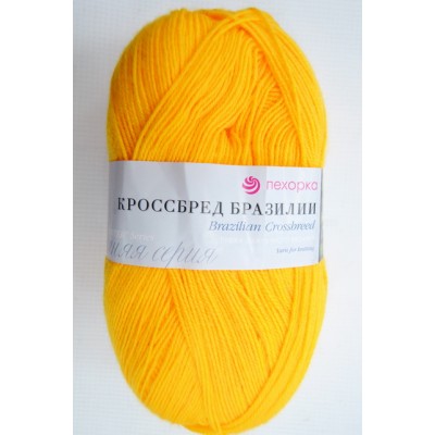 Пряжа Кроссбред Бразилии листопад мериносовая шерсть50% акрил50% 100гр 500м 340 Пряжа Кроссбред Бразилии листопад мериносовая шерсть50% акрил50% 100гр 500м 340
