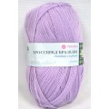 Пряжа Кроссбред Бразилии светлая фиалка мериносовая шерсть50% акрил50% 100гр 500м 389