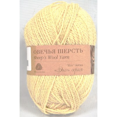 Пряжа Овечья шерсть 100% 100гр 200м 166 суровый Пряжа Овечья шерсть 100% 100гр 200м 166 суровый