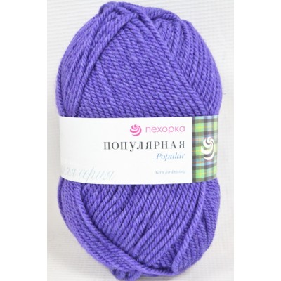 Пряжа Популярная фиолетовый шерсть50% акрил объемный50% 100гр 133м 78 Пряжа Популярная фиолетовый шерсть50% акрил объемный50% 100гр 133м 78