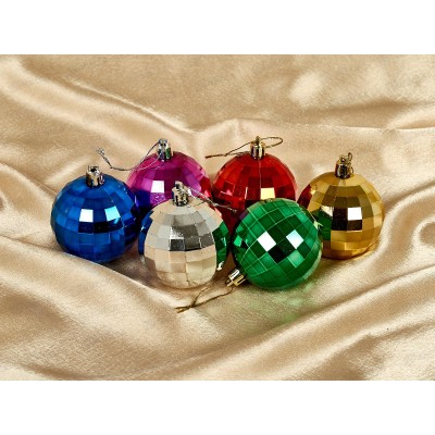 Набор шаров 6шт, 6см Прокси диско квадраты 2371160 Набор шаров 6шт, 6см Прокси диско квадраты 2371160