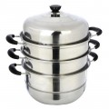 Мантоварка 28см нержавеющая сталь 3 яруса 822-107 г