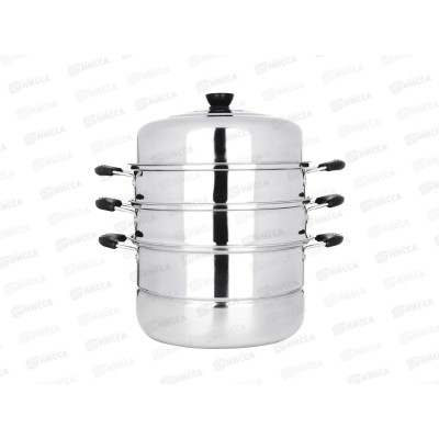 Мантоварка 28см нержавеющая сталь 3 яруса 822-107 г