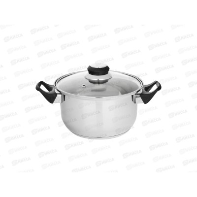 Кастрюля 2,1л Стрейтон стеклянная крышка 822-118 г