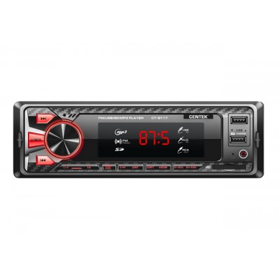 Автомагнитола CT-8117 цветной 4*50Вт 2xUSB/AUX/SD/MMC/MP3