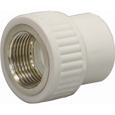 Муфта PP-R комбинированная разъемная внутренняя/резьба DN25*1/2" СТМ Пласт *10 Муфта PP-R комбинированная разъемная внутренняя/резьба DN25*1/2" СТМ Пласт *10