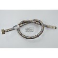 Подводка для смесителя стальная гайка 1/2"*М10 100см, короткий штуцер СТМ *100