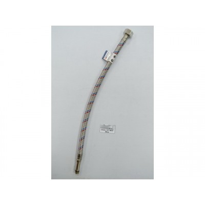 Подводка для смесителя стальная гайка 1/2&quot*М10, 30см, длинный штуцер, СТМ *100