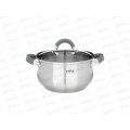 Кастрюля 3,6л Вена стеклянная крышка, индукция 822-064 г