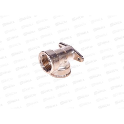 Уголок настенным с креплением 1/2&quotF x 1/2&quotF, гайка-гайка, Aqualink 02388 *10/120