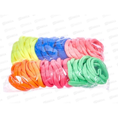 Резинка для волос 100шт цветная ткань (048721) *12 Ж Резинка для волос 100шт цветная ткань (048721) *12 Ж