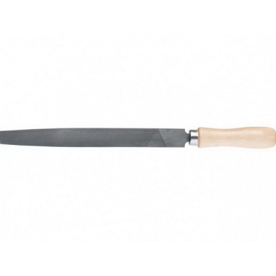 Напильник 150мм, плоский, с деревянной ручкой, Сибртех, 16223