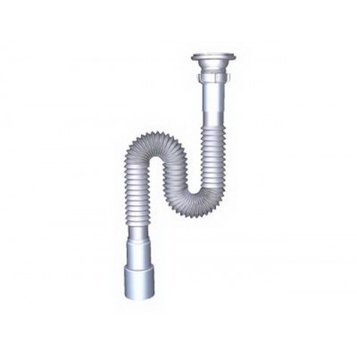 Гофросифон 1 1/4&quotх40 удлиненный с нержавеющей решеткой *65