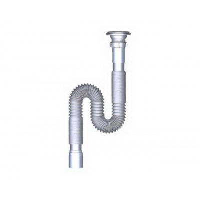 Гофросифон 1 1/4&quotх50 удлиненный с нержавеющей решеткой, F212 *60