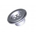 Выпуск 1 1/4&quot с нержавеющей сеткой белый, NV114-70-MR   *70