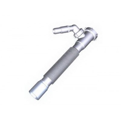 Труба гибкая 1 1/2"х40 с отводом стиральной машины Т105 *90 Труба гибкая 1 1/2"х40 с отводом стиральной машины Т105 *90