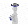 Сифон для умывальника 1 1/2" х 40 с выпуском, с пласт решеткой S0100-55 *55 Сифон для умывальника 1 1/2" х 40 с выпуском, с пласт решеткой S0100-55 *55