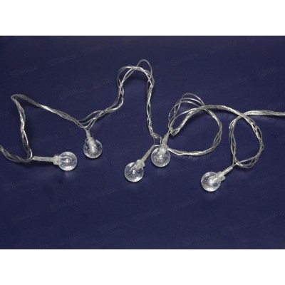 Гирлянда 4м,&quotШар ледяной&quot, 20 диодов, разноцветных, прозрачный провод, AL-8615 *150