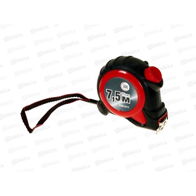 Рулетка 7,5м*25мм, PQTools &quotАвтостоп&quot, 2501517 *60
