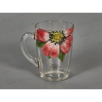 Кружка 300мл 334-Д Китайская роза Кружка 300мл 334-Д Китайская роза