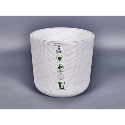 Горшок для цветов ЛИОН 2л Белый *10 Горшок для цветов ЛИОН 2л Белый *10