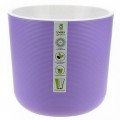 Горшок для цветов ЛИОН 2л Лаванда-белый *10 Горшок для цветов ЛИОН 2л Лаванда-белый *10