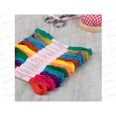 Нитки мулине упаковка 12шт №5 АртУзор 1595290 Нитки мулине упаковка 12шт №5 АртУзор 1595290