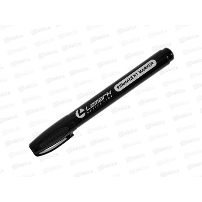 Маркер LAMARK перманентный черный, 3-5мм, 0372 *12/144/1152