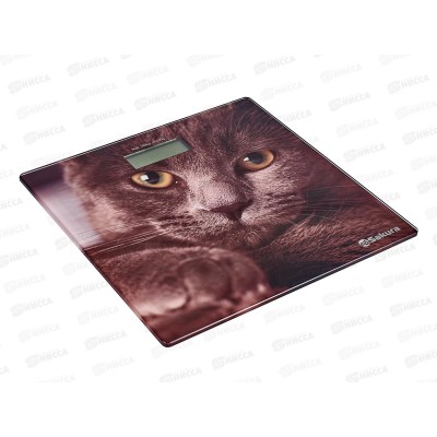 Весы напольные SA-5065CT ultraslim 150кг электронные Кошка Весы напольные SA-5065CT ultraslim 150кг электронные Кошка
