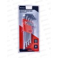 Набор ключей TORX-профиль 9предметов (75*170) ЕРМАК 657-024 г Набор ключей TORX-профиль 9предметов (75*170) ЕРМАК 657-024 г
