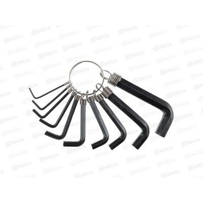 Набор шестигранников НЕХ 1,5-10мм 10шт 657-618 г