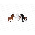 Игрушка Лошадь 321-4 флоковая в/п  гб