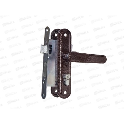 Замок врезной 3В7 03 цилиндрический 2ключа медь Омега Замок врезной 3В7 03 цилиндрический 2ключа медь Омега