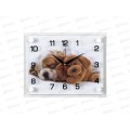 Часы настенные &quot21 Век&quot 2026-309 Ве-2706 Щенок и плюш. мишка