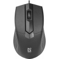 Мышь Defender Optimum MB-270 черный, 3 кнопки