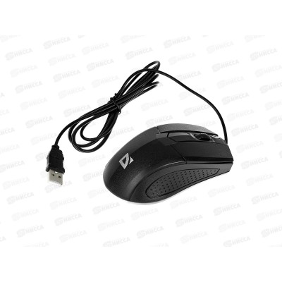 Мышь Defender Optimum MB-270 черный, 3 кнопки