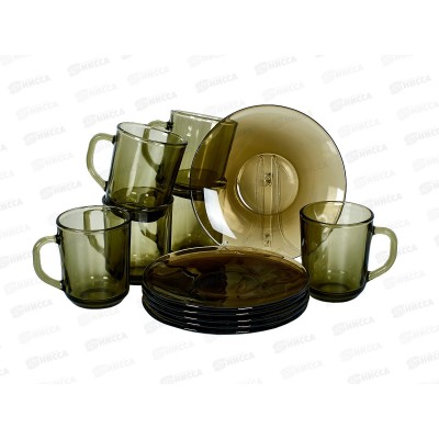 Набор чайный 12предметов &quotBASILICO&quot дымка 62069 *1