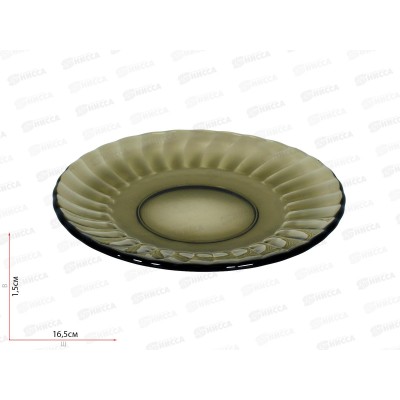 Тарелка ELIСA дымка d-170mm 62101 десертная *6